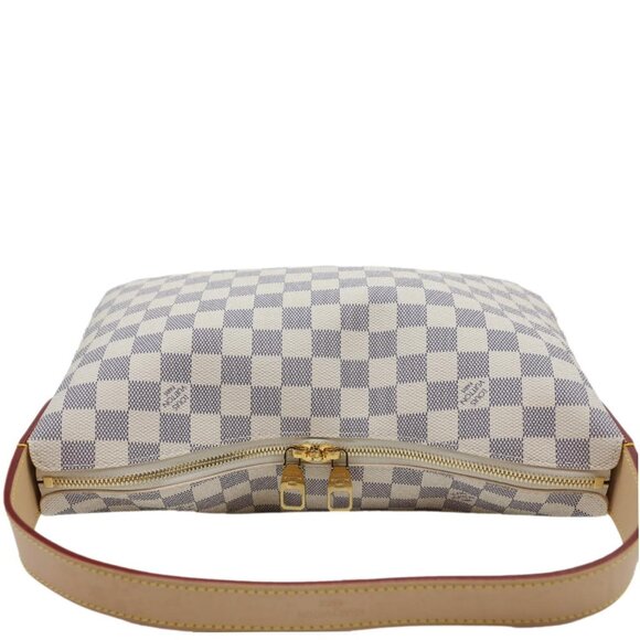 Louis Vuitton Slouchy PM Damier Azur Hobo Bag Rose Ballerine - Picture 5 of 13